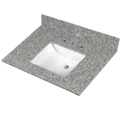 Argento Grigio Vanity Top With Sink